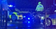Teenagers arrested after crash involving police car at Marton crossroads