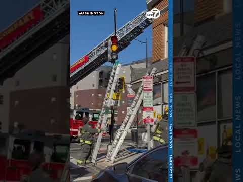 Building in Northeast DC goes up in flames