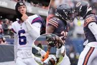 Giants fall apart after Jaxson Dart concussion in loss to Bears