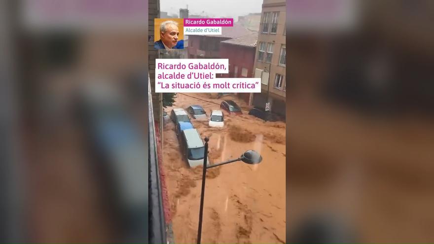 Video de À Punt de las inundaciones en Utiel el 29