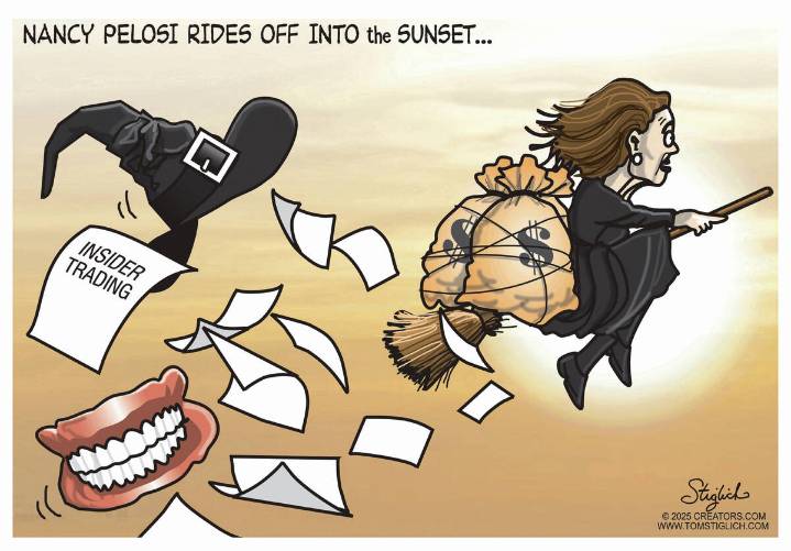 CARTOONS: How the public will remember Pelosi