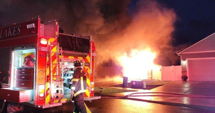 House fire prompts evacuations on Ballentree Lane in Rathdrum