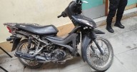 Tras la rápida intervención policial, recuperaron la moto robada de una salteña