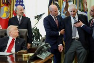 Man collapses in Oval Office as Trump meets with pharmacy executives