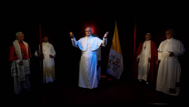 Así es la figura del Papa León XIV que ya está en el Museo de Cera de Madrid