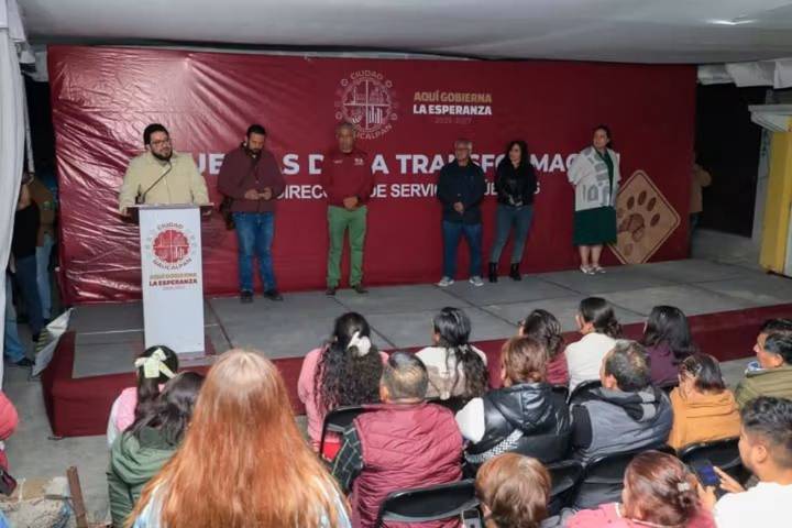 Naucalpan realiza jornada de mejoramiento urbano en la colonia Vicente Guerrero