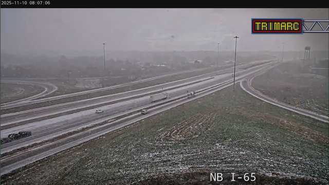 Video:  Snow moving through Monday