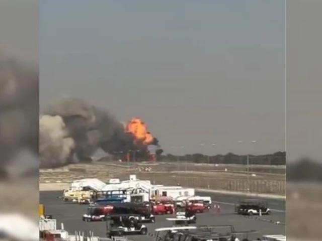 Indian jet crash kills pilot at Dubai Airshow