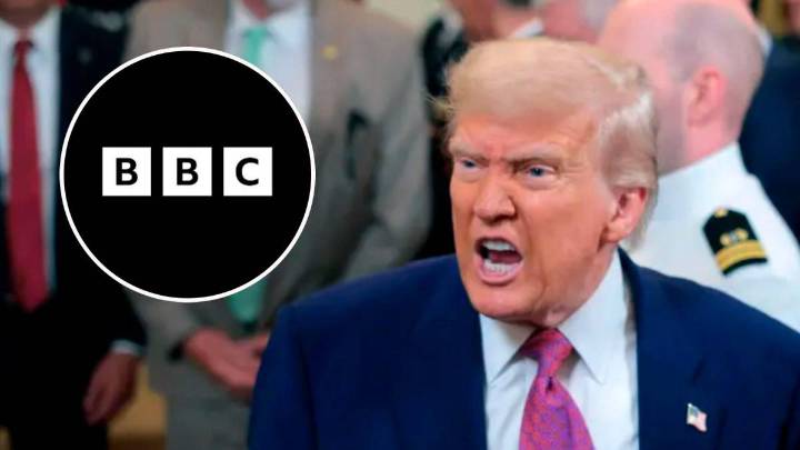 La renuncia del director no fue suficiente: Trump amenazó a la BBC con millonaria demanda por discurso que fue manipulado