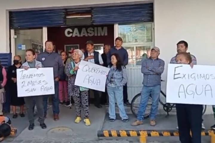 Caasim enfrenta presión vecinal por desabasto prolongado