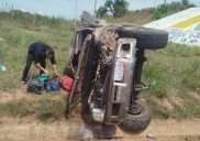 Un muerto deja accidente en el distribuidor del kilómetro 70