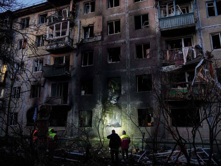 Ukraine hits Russian Black Sea oil port as 6 die in Kyiv