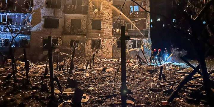 Rusia lanzó un ataque masivo con drones y misiles contra Ucrania: al menos tres muertos y varios heridos