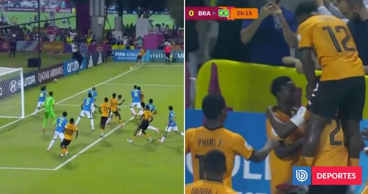 Zambia le marca ’bizarro’ gol olímpico a Brasil en Mundial Sub 17 y su festejo da que hablar