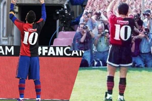 El emotivo video viral de La Liga de España, a 5 años del homenaje “leproso” de Messi a Maradona