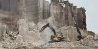 Demolition of Lincoln grain silos continues, clearing path for major redevelopment