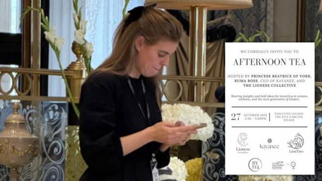 Princess Beatrice hosts tea party for ultra-rich amid fallout over Andrew