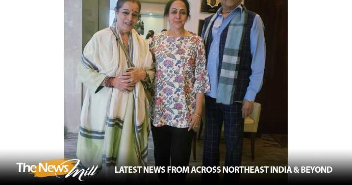 Shatrughan Sinha, Poonam Sinha visit Hema Malini, check on “elder brother” Dharmendra’s health update