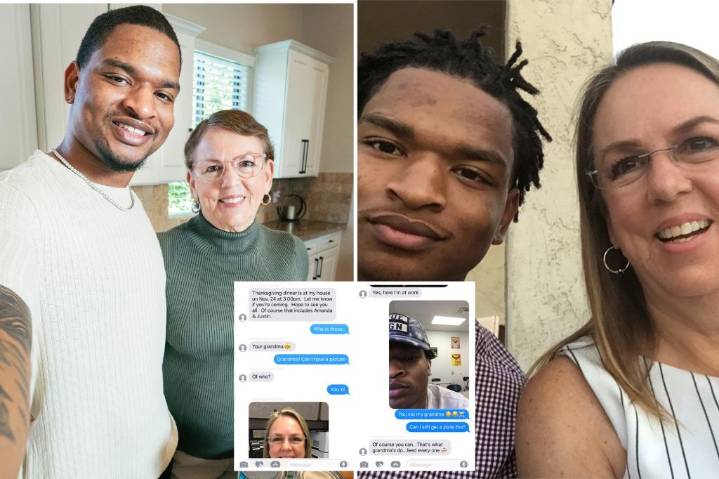 Grandma who went viral for inviting stranger to Thanksgiving celebrates 10th holiday meal with accidental 'grandson'