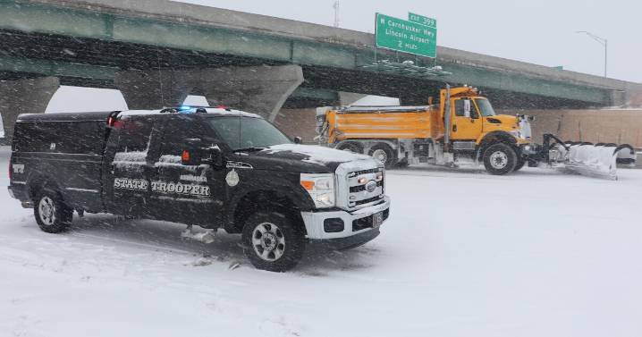 NDOT reduces salt use and focuses on plowing as winds pick up