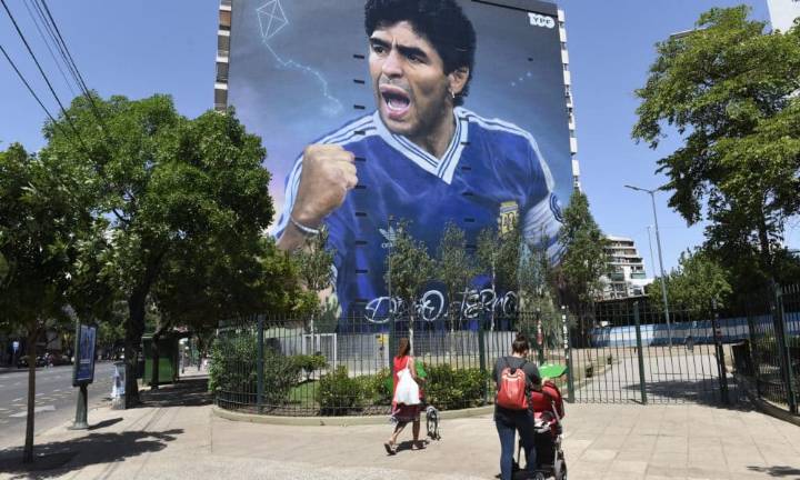 El fútbol argentino recuerda a Diego Armando Maradona a cinco años de su muerte