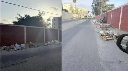Vecinos reportan acumulación de basura en la avenida General Edmundo Aguilar