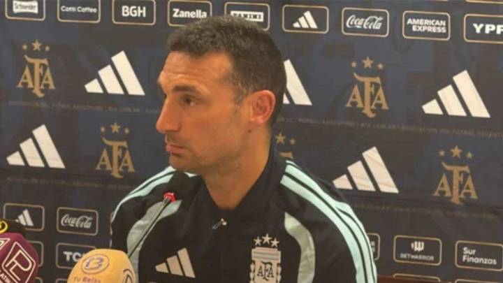 Scaloni, antes del partido con Angola: "Messi en principio va a jugar"