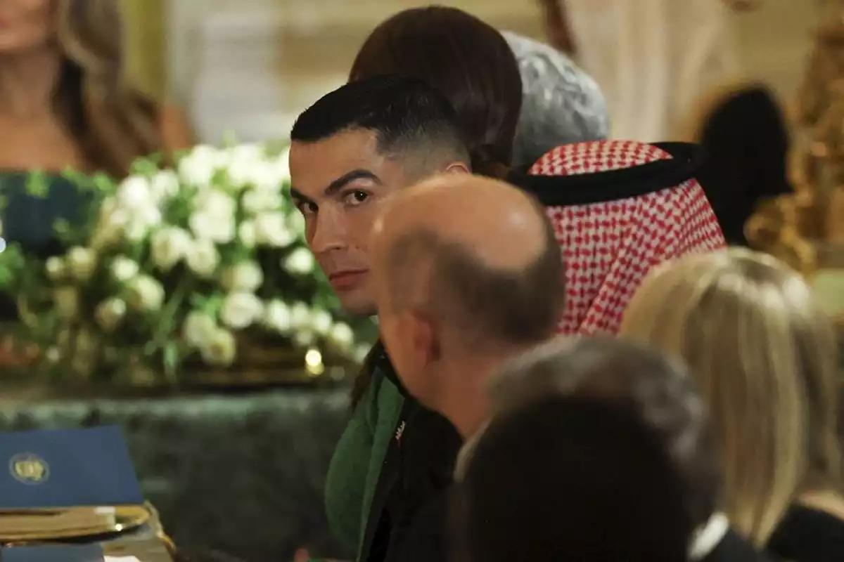 Cristiano Ronaldo, la sorpresa en la cena de Trump con el príncipe saudí en la Casa Blanca