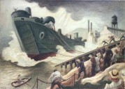 WWII propaganda art on display at military museum