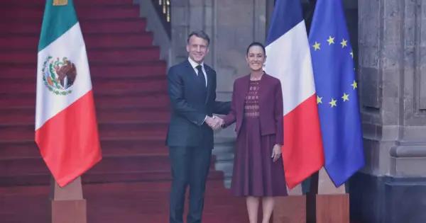 Sheinbaum y Macron acuerdan exhibición del Códice Azcatitlán