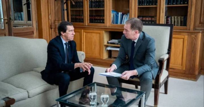 El gobernador Sadir se reunió con Diego Santilli