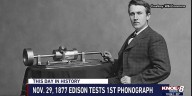 Thomas Edison invents the Phonograph