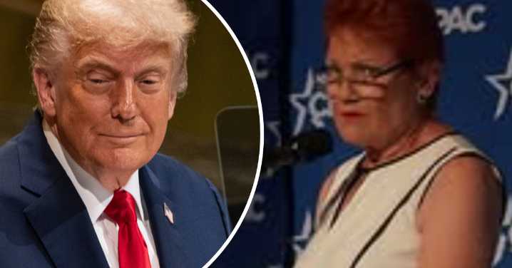 Pauline Hanson bemoans state of Australia to elite at Donald Trump's Mar