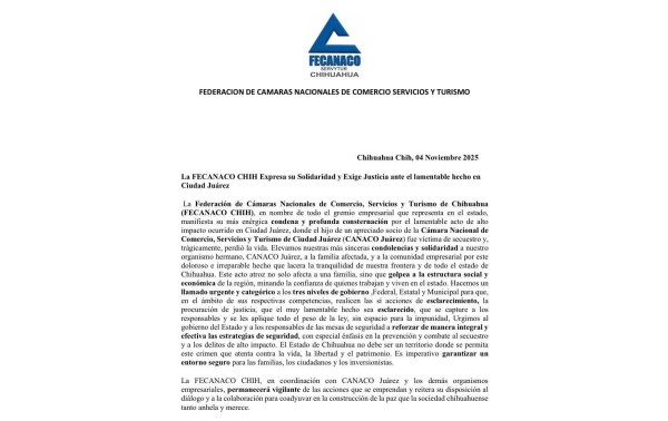 Condena Fecanaco secuestro y asesinato de hijo de yonkero
