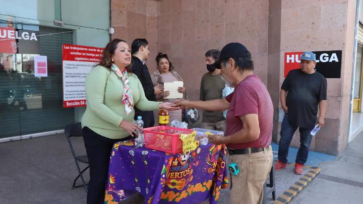Trabajadores del Nacional Monte de Piedad en Aguascalientes continúan en paro tras 34 días sin sueldo