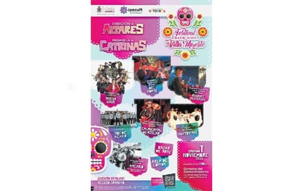 Invita Ipacult a festival ‘Tradiciones de Vida y Muerte’