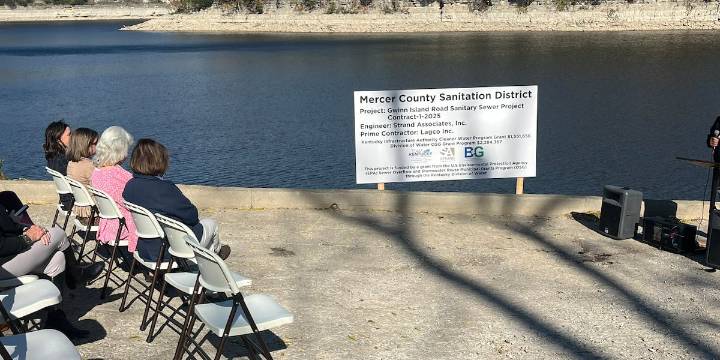 Boyle and Mercer counties break ground on Herrington Lake sewer project