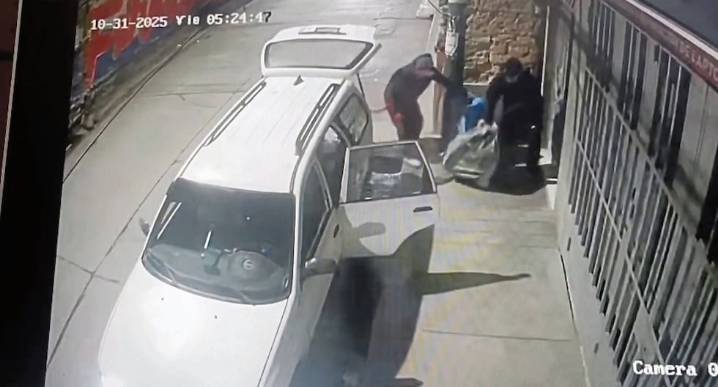 Huancayo: cámara de seguridad capta a ladrones de tiendas de cómputo