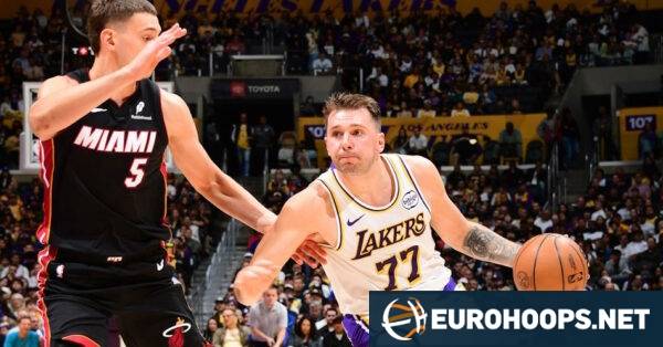 Luka Doncic posts a 29-point triple-double for the Lakers