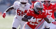 Top-ranked Ohio State pulls away in 2nd half for 42-9 victory over Rutgers with Michigan up next