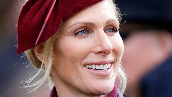 Zara Tindall owns the 'keyhole neckline' in new leopard print dress