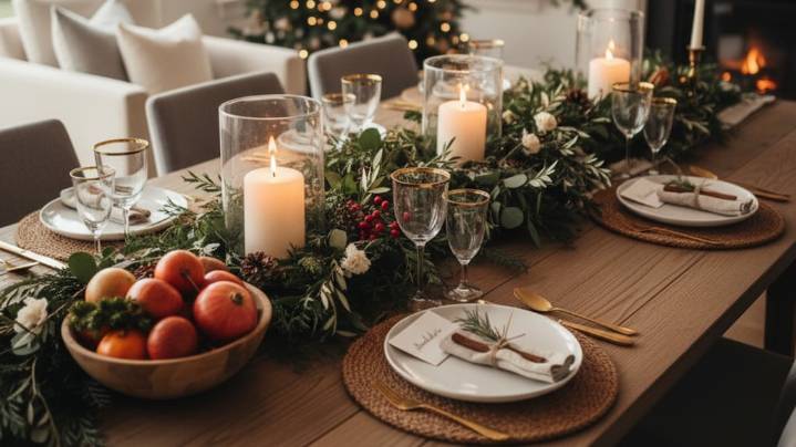 Se acerca la Navidad: la nueva forma de decorar la mesa que arrasa en Pinterest este 2025