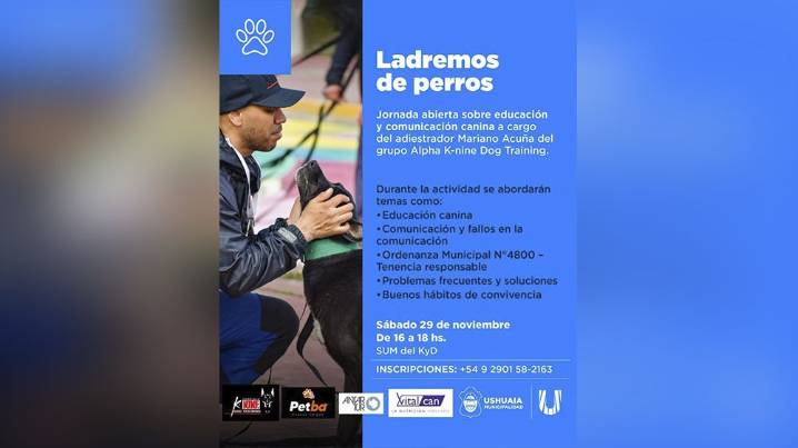 Zoonosis realizará una jornada de educación y comunicación canina