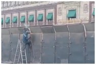 Blindan Palacio Nacional con vallas de casi 3 metros ante marcha de la Generación Z y movilizaciones de la CNTE