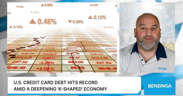 U.S. Credit Card Debt Hits Record Amid A Deepening 'K