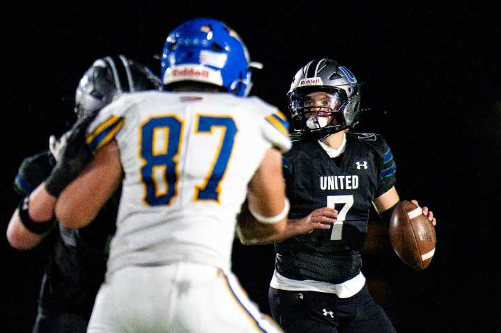 ‘He’s that guy’: Senior QB dazzles for 5 TDs, sparks K