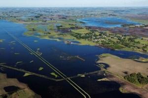 Record rains turn Argentina’s farm-filled Pampas plains to wetlands