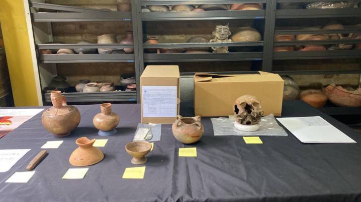 Ocho piezas arqueológicas vuelven a la UPTC tras décadas en custodia estatal