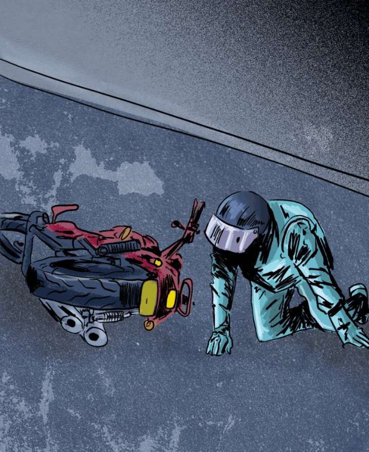 Colisión de dos motos deja cinco lesionados en Torbes