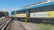 Descarriló una formación del tren Sarmiento a la altura de Liniers: dos heridos